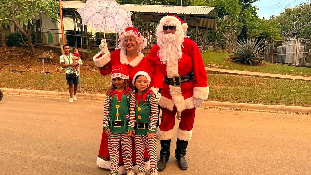 Christmas Day parade in Brasilito