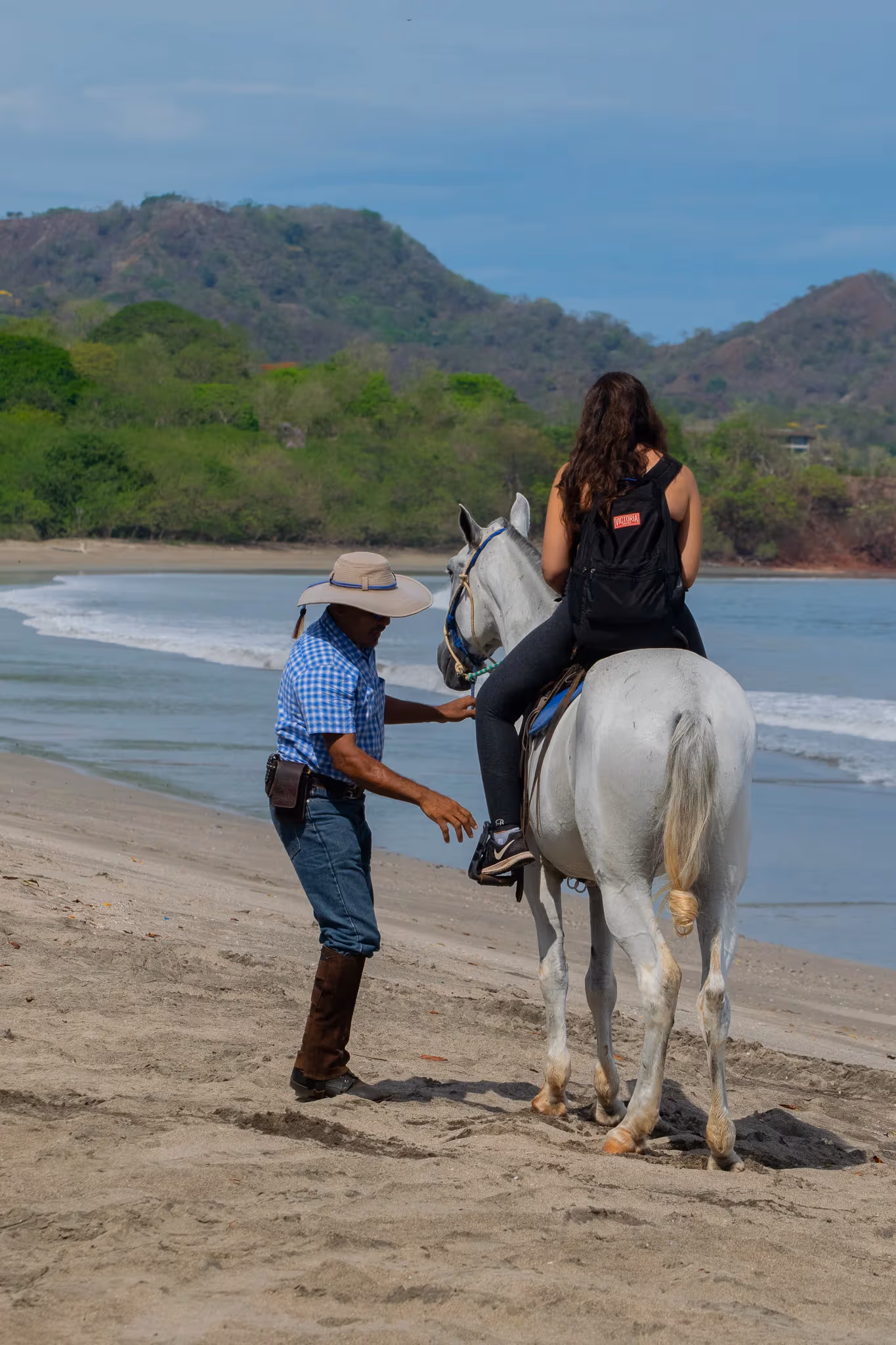Horseback riding on Brasilito Beach Guanacaste Costa Rica