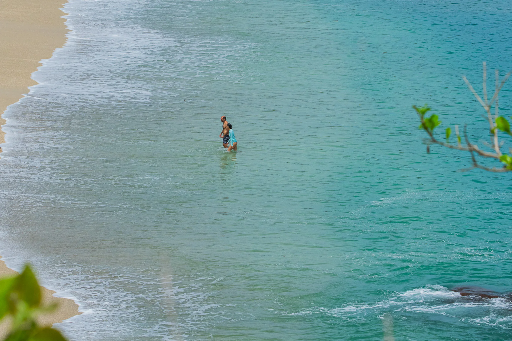 Aguas del océano en Brasilito Guanacaste Costa Rica