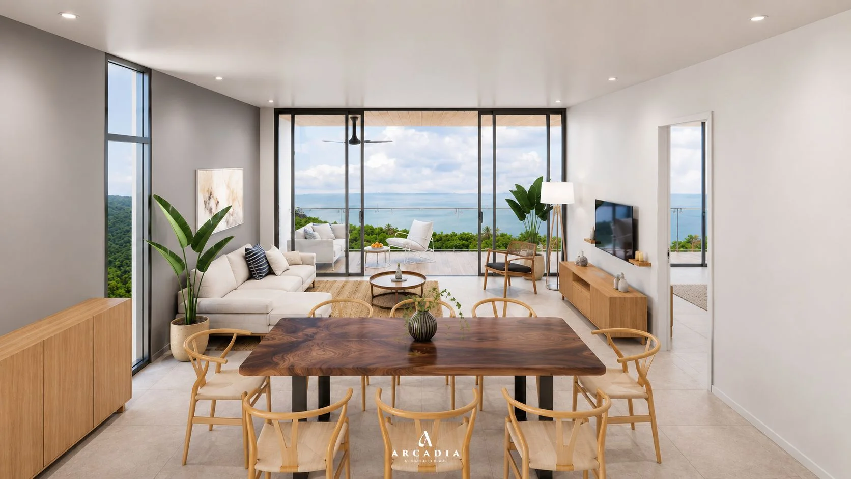 Dining area view