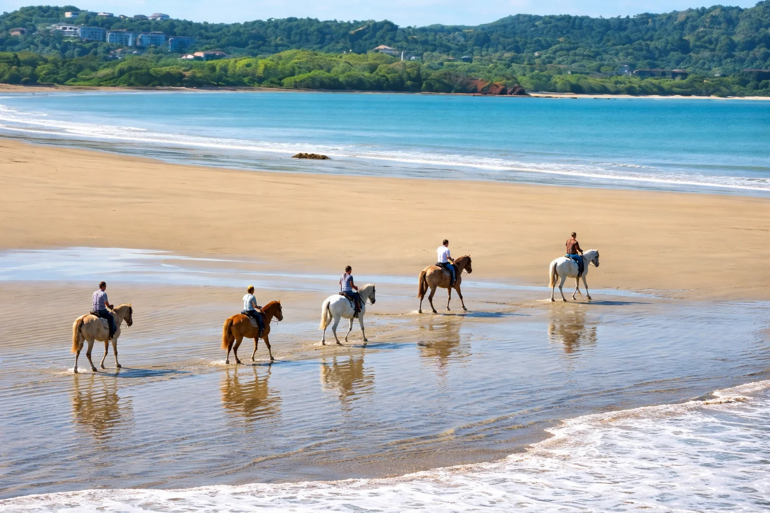 Cabalgata en Playa Brasilito Guanacaste Costa Rica estilo de vida